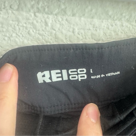 REI Co-op Large Mens Cycles Cycling Double Bike Shorts Black Padded Pocket - Picture 3 of 10